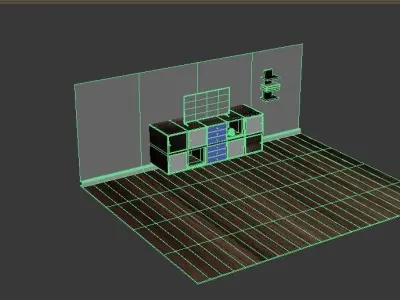 Photometric room 3D model