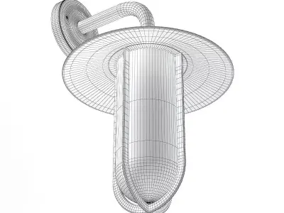 Wall Exterior Lamp 3D Model 3D model