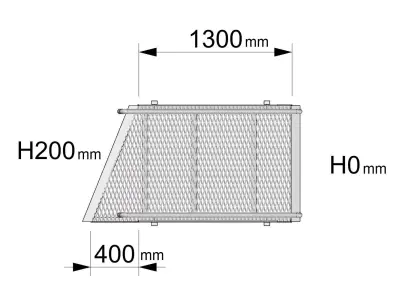 Ramp with rail 3D model