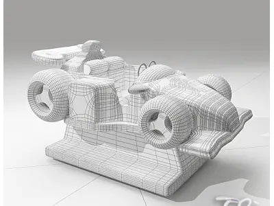 KIDDY RIDE FORMULA 1 3D model