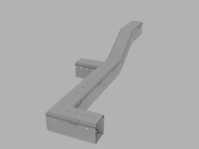 Make your own space station layout - Average set Low-poly 3D model