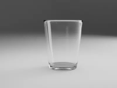 High-Fidelity Realistic Glass 3D Model for VFX and Rendering Free low-poly 3D model