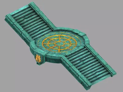 Underground Palace - Palace Passage 01 3D model