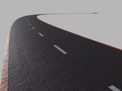 Asphalt Road - PBR Texture