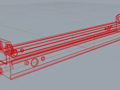 Fluorescent Light Free low-poly 3D model