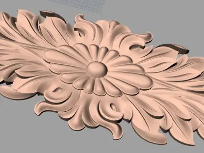 Woodworking CNC Router 3D Relief STL models used for artcam E429 3D model