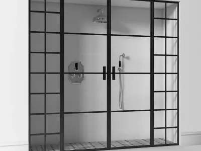 Shower Door 3D model