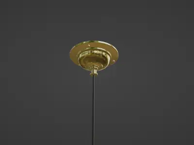 Pendant paraffin lamp 3D model