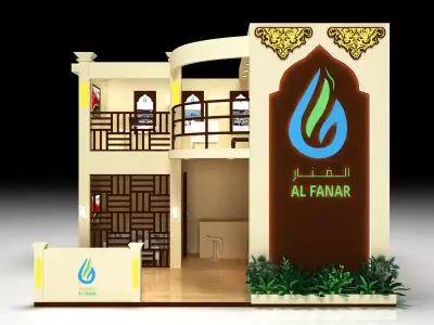 Exhibition Stand 3D model