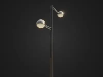 Street Light 22 Low-poly 3D model