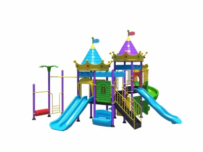 childrens playground02 3D model