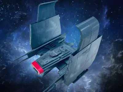 Kylo Ren Command Shuttle 3D print model