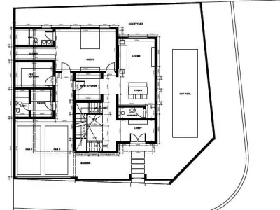 Urban House Concept 3D model