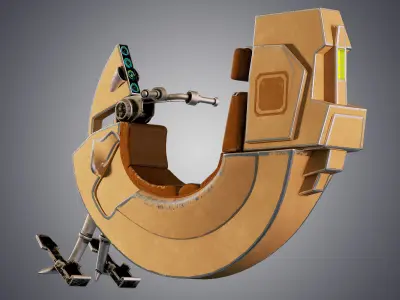 Star Wars Razalon FC-20 Speeder Bike 3D model