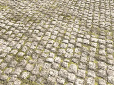 Cobblestone Road 2 Texture PBR Texture