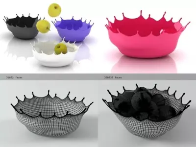 Dropp Bowl 3D model