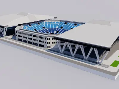 Ariake Coliseum - Tokyo 3D model