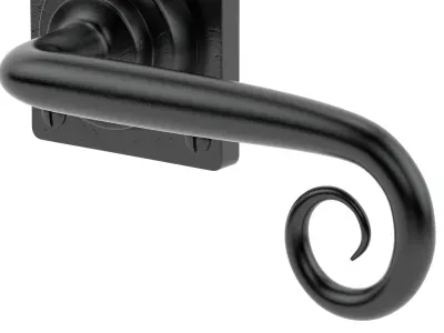 Square Stonebridge Curl Door Handle  3D model