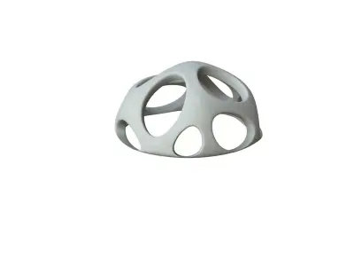 SciFi Cube Object No 51938 Low Poly Shape Low-poly 3D model