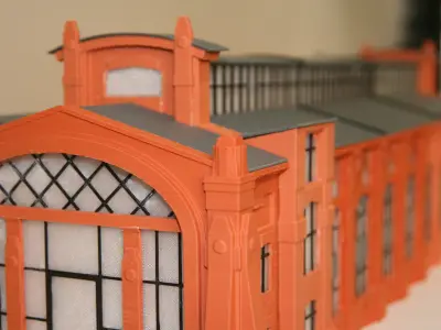 Industrial Building 3DPrint Ready 3D print model