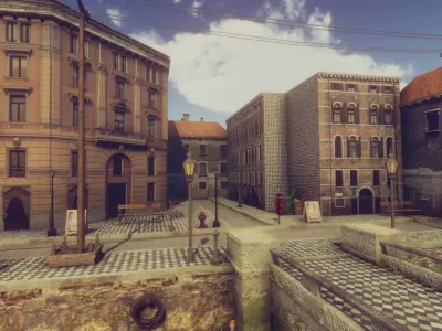 Venice Update Low-poly 3D model