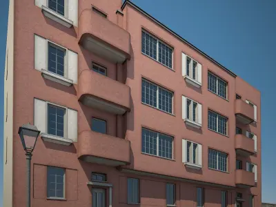 Apartment Building 14 3D model