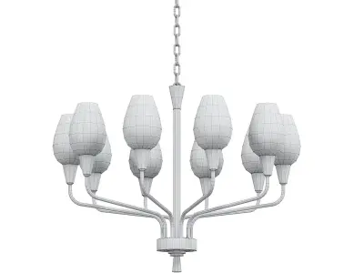 Chandelier VIOLA 3D model