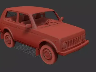 VAZ Lada Niva 4x4 21214 2012 3D print model