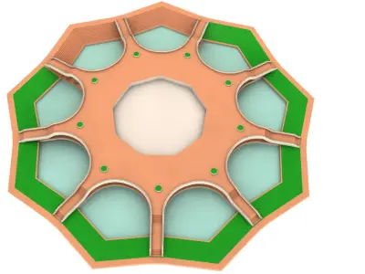 Lotus Temple 3D model