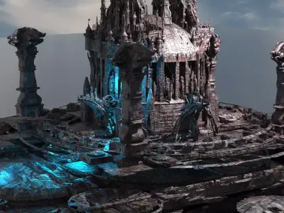 Victorian Hunter Temple extended 3D 3D model