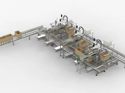  Collection of Automatic Packaging Production Machine 