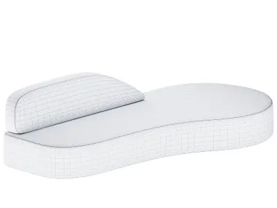 Guest sofa by La Cividina 3D model