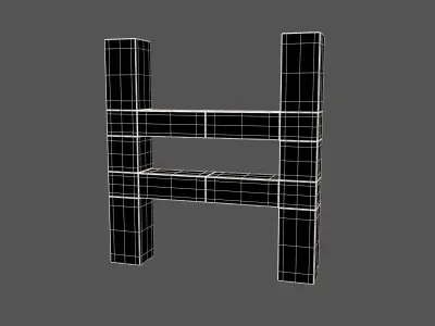 Hedera Coin v2 001 Low-poly 3D model