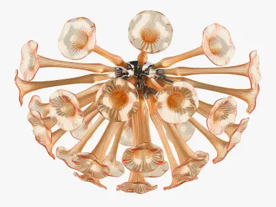 89109x Bardano Lightstar Ceiling Lamp 3D model
