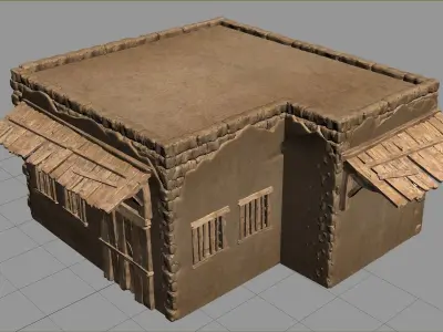 dirt House 3D model buy