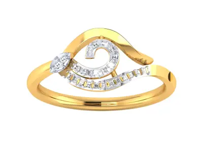  Women Ring Render 3dm STL MTL SLC JCD OBJ FBX Details 3D print model 13