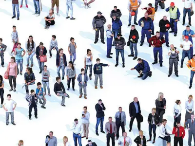 Dosch 3D - Lo Poly People Vol 1 Low-poly 3D model