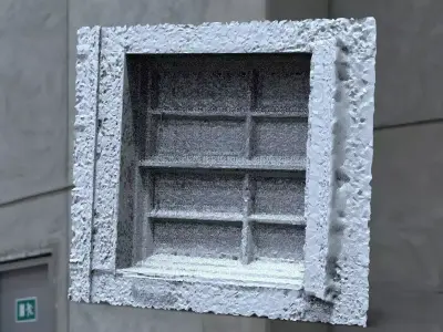 Interior Closed window 3D model