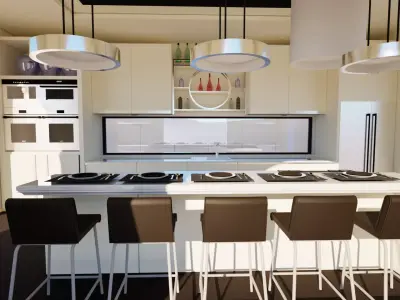 Modern Kitchen  3D model get