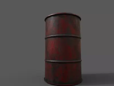 Barrel 3d model Free low-poly 3D model