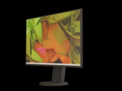 The Simple Monitor Low-poly 3D model