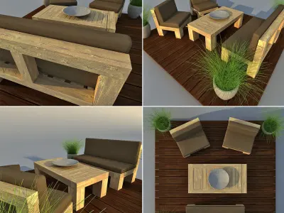 Patio Furniture 3D model