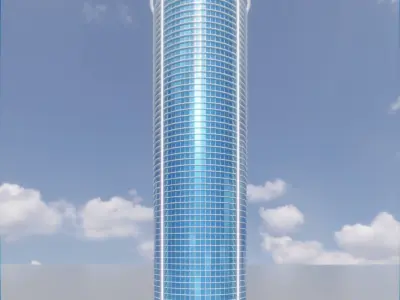 Parametric Building 1b6 3D model
