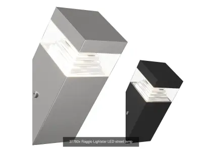 377 Raggio Lightstar Collection of street lamps 3D Model Pack