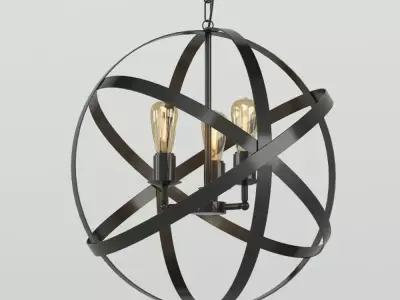 Hanging lamp LOFT HOUSE P-74 3D model