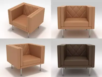 Harlequin Armchair 3D model