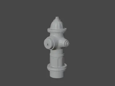 Fire Hydrant Free low-poly 3D model