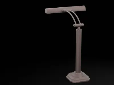 Desk Lamp Low-poly 3D model 20