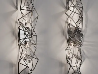 Etoile Wall Sconce by Christian Lava for Terzani 3D model