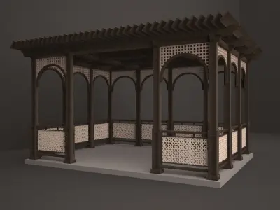 gazebo 3D model shop